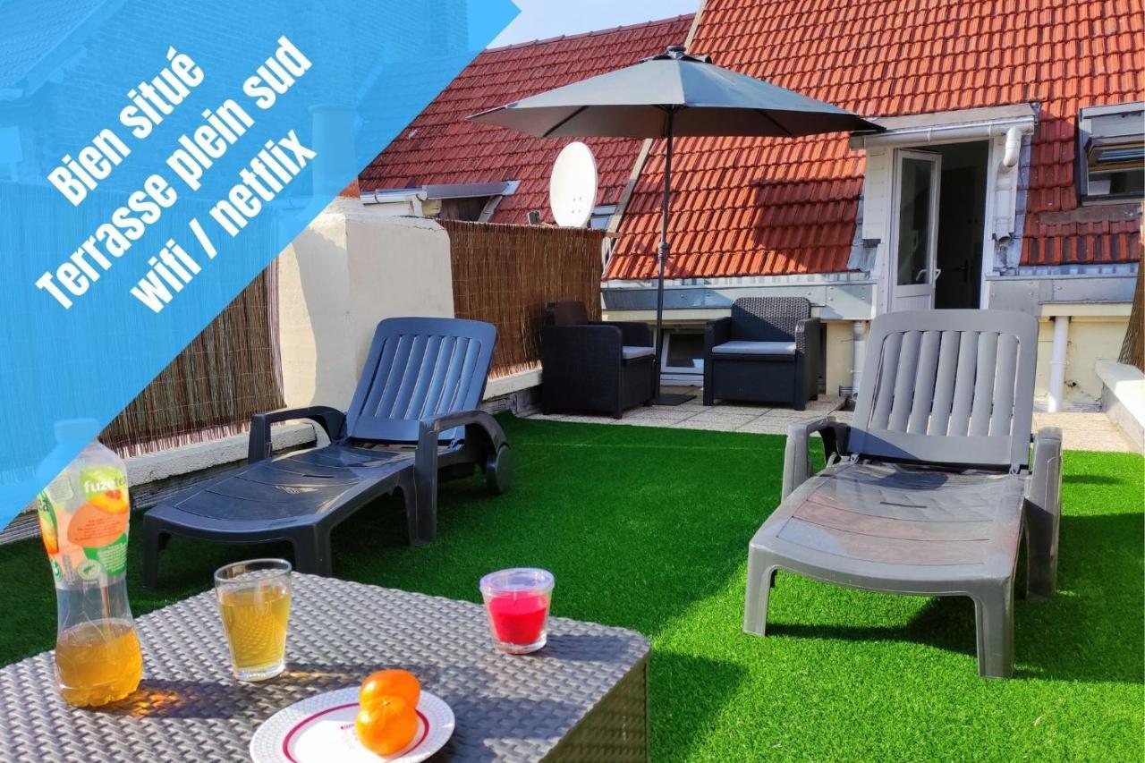 Joli Petit T2 Terrasse Proche Du Phare Leilighet Calais Eksteriør bilde